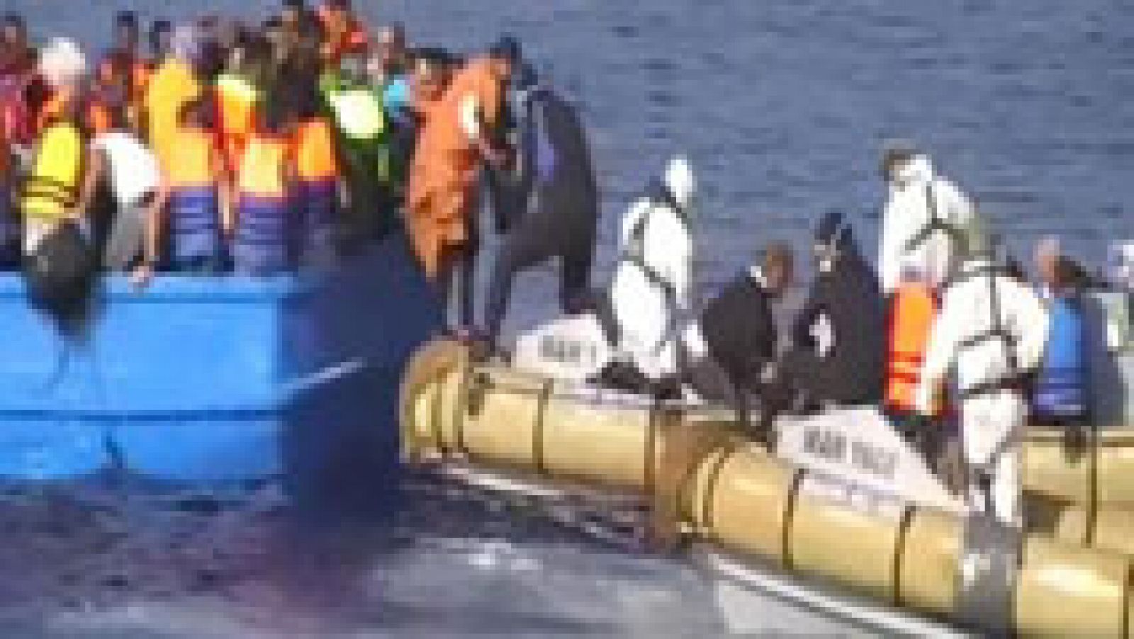 Telediario 1: La crisis migratoria continúa: 40 inmigrantes mueren en la travesía de Libia a Italia  | RTVE Play