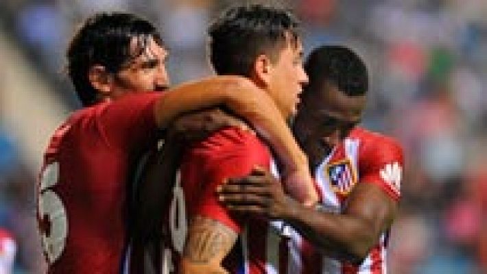 Jackson se estrena como rojiblanco y el Atletico gana el Trofeo Carranza 