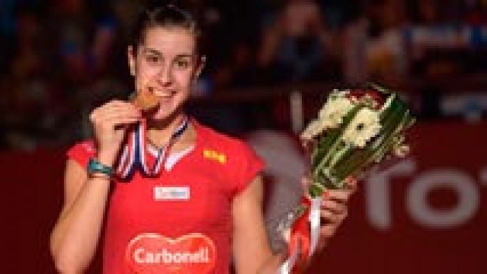 Carolina Marín revalida su oro mundial