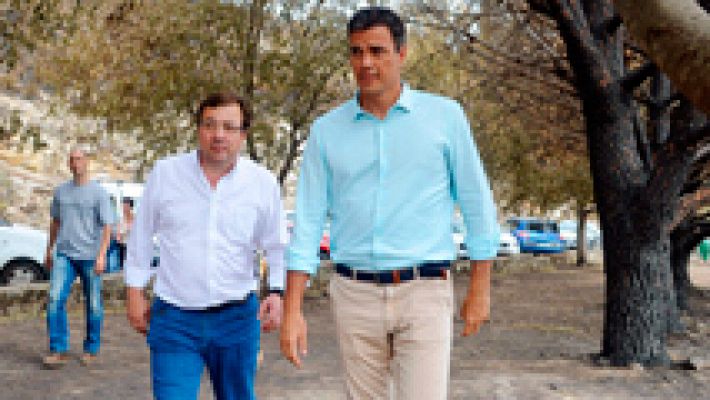 Telediario 1 - Sánchez no cree las "excusas" de Fernández Díaz