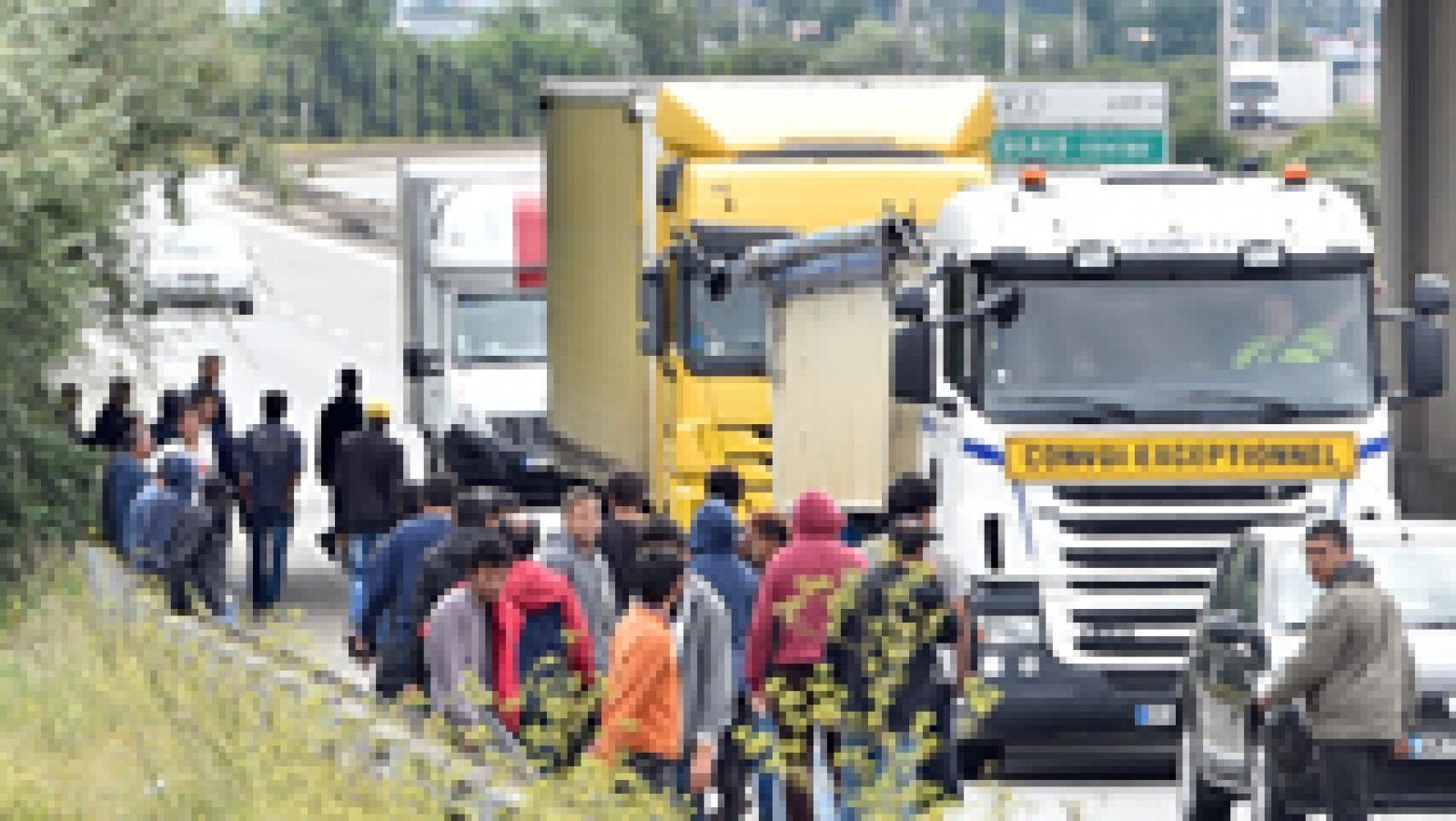 Telediario 1: Francia y Reino Unido firman un acuerdo para tratar Calais | RTVE Play