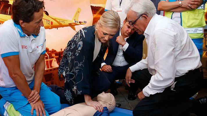 Telediario 1 - Documento para la atención sanitaria a sin papeles en Madrid