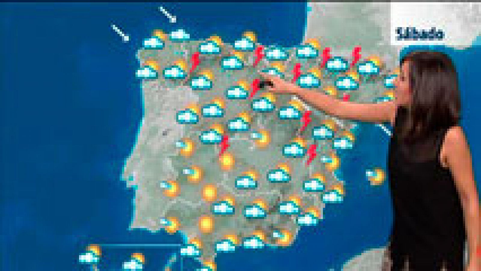 El tiempo: Chubascos localmente fuertes en Navarra y Aragón | RTVE Play