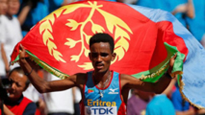 El eritreo Ghebreselassie logra el oro en maratón en Pekín