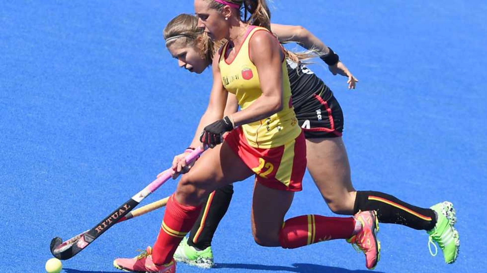 Hockey Hierba Campeonato de Europa Femenino. España Bélgica