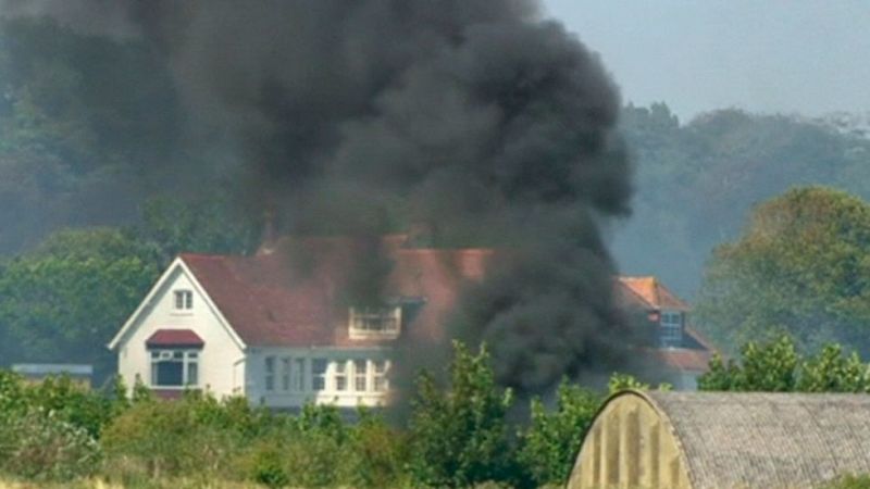 Accidente de Avión en Inglaterra