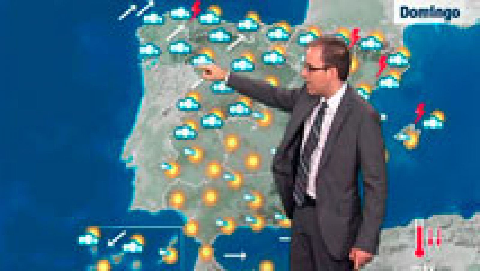 El tiempo: Posibilidad de chubascos y tormentas fuertes en Navarra y Aragón | RTVE Play