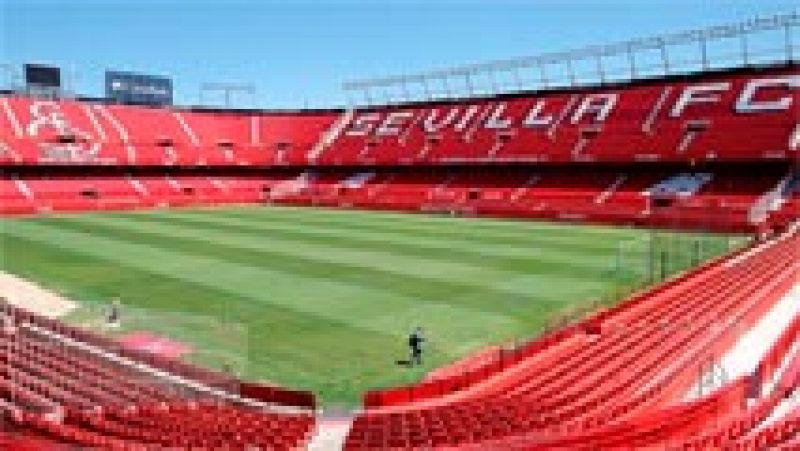 El estadio Sánchez Pizjuán se renovará por completo y el Sevilla ya ha mostrado cómo será su remodelación. De momento, su graderío ya presenta un lavado de cara.