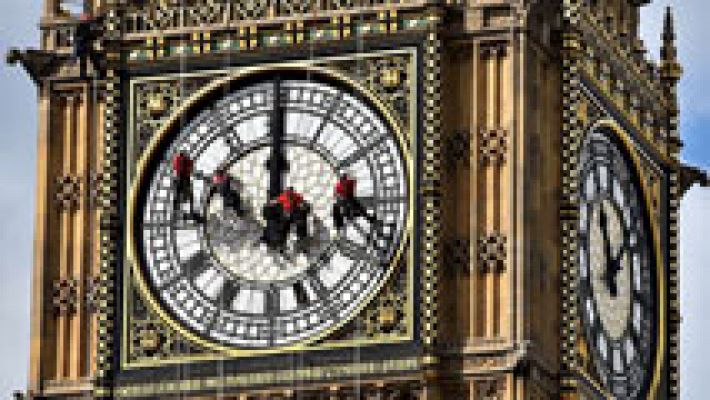 Telediario 1 - El Big Ben ya no da la hora exacta