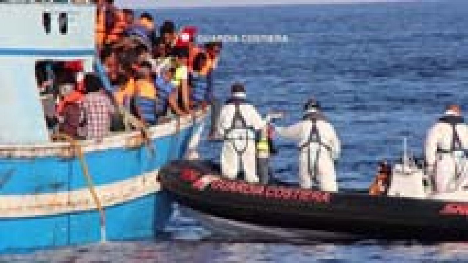 Telediario 1: Encuentran los cadáveres de al menos 50 inmigrantes en la bodega de un barco frente a las costas de Libia | RTVE Play