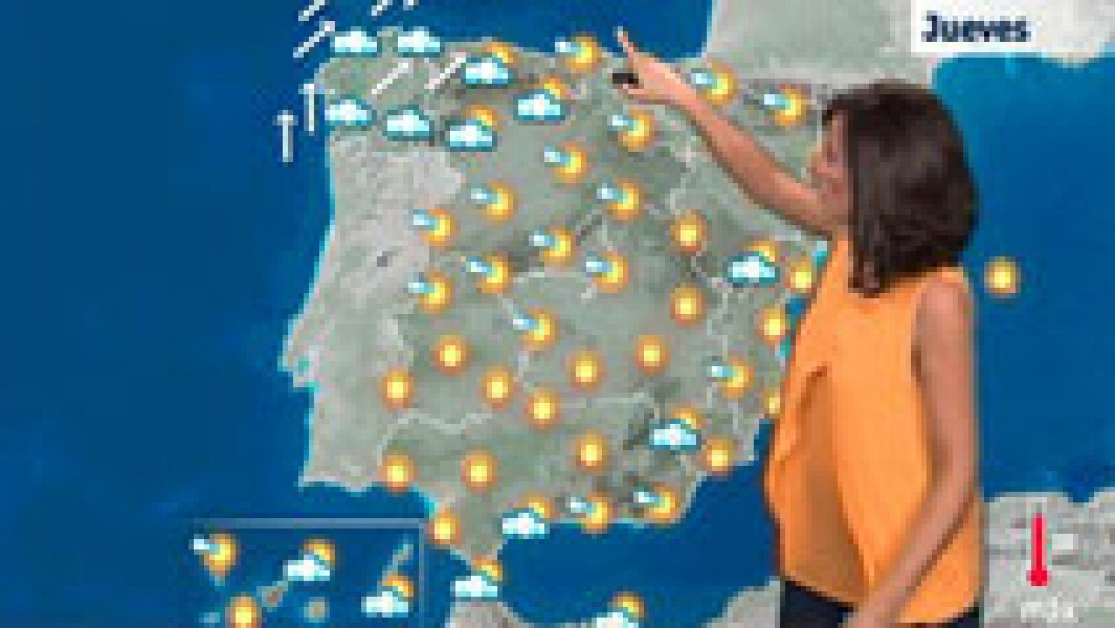 El tiempo: Suben las temperaturas en el Mediterráneo y Galicia | RTVE Play