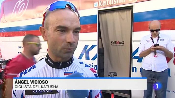 Telediario 1 - De la Cruz se baja y Vicioso sigue en carrera, los gregarios son de otra pasta