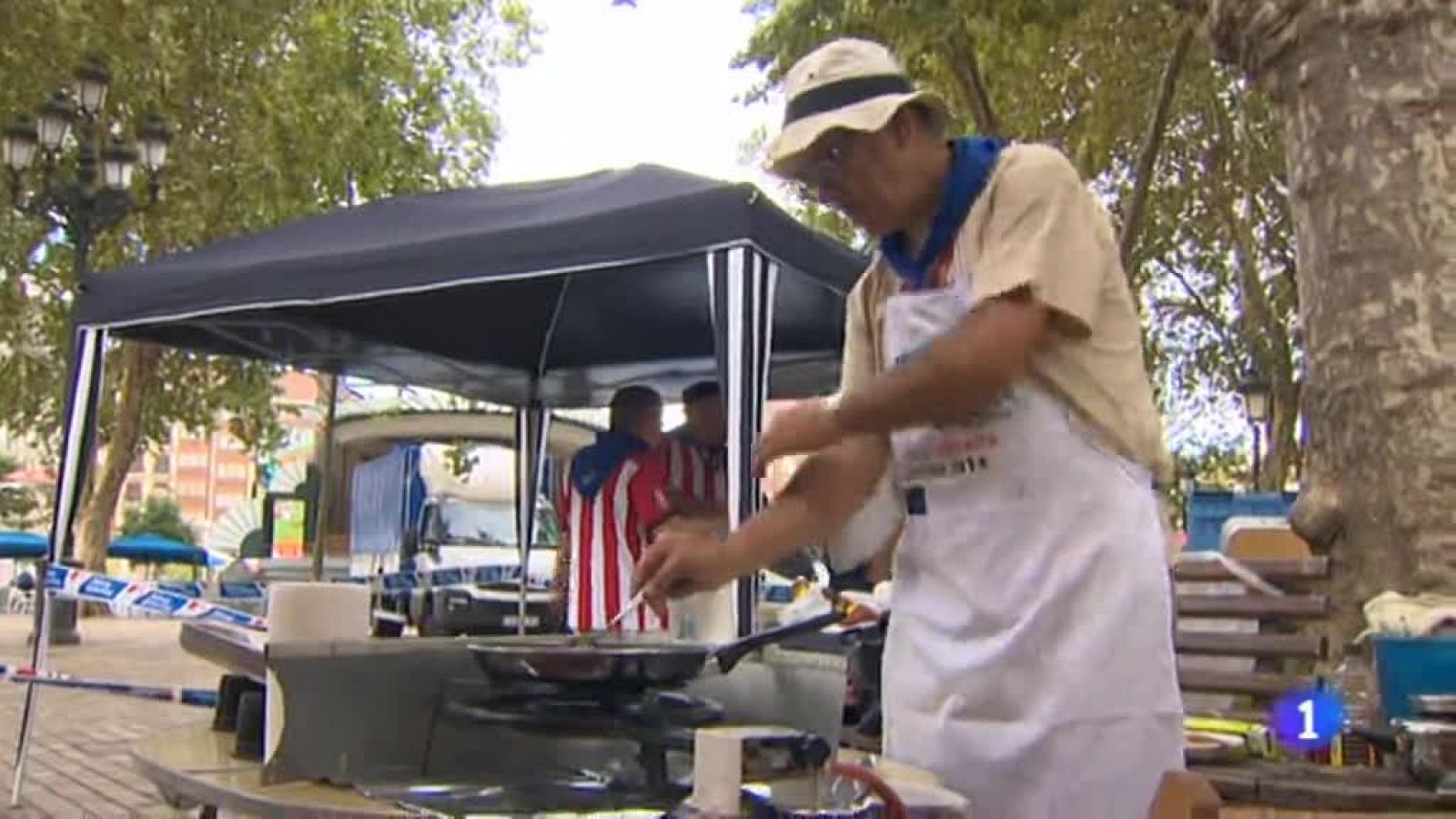 Telediario 1: Concurso de bacalao a la vizcaína en la Semana Grande de Bilbao | RTVE Play