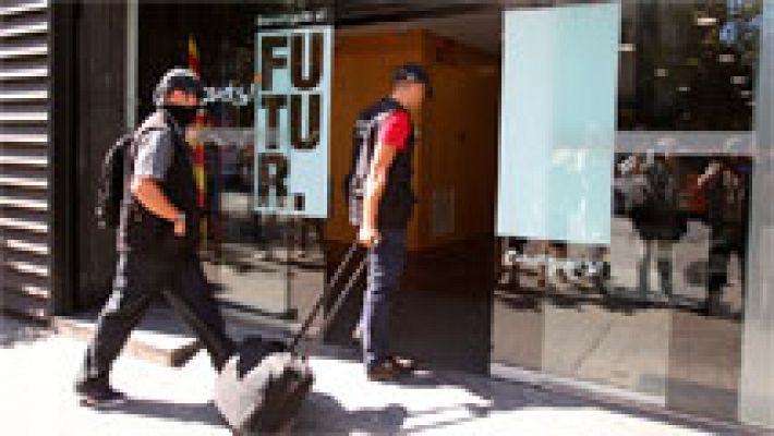 Telediario 1 - Operación anticorrupción