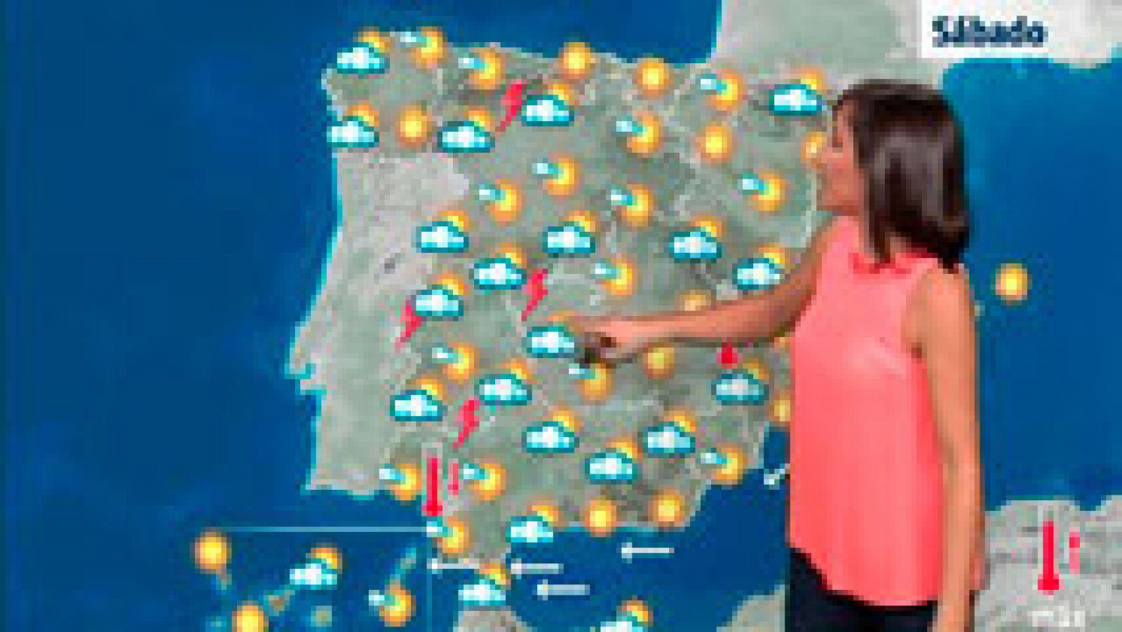 El tiempo: Altas temperaturas en centro, suroeste peninsular y valle del Ebro | RTVE Play