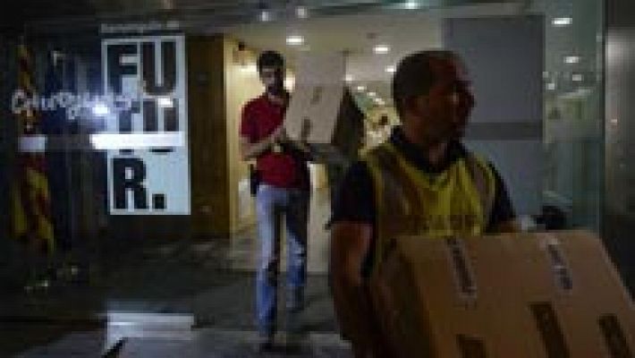 Telediario 1 - La investigación a CDC marca la precampaña de Artur Mas