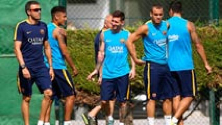 El Barça recupera el tridente para el Málaga