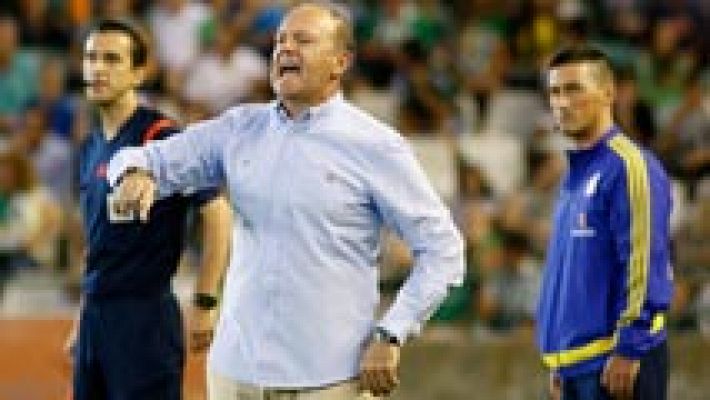 Telediario 1 - Pepe Mel: "La falta de gol del Madrid me da risa"