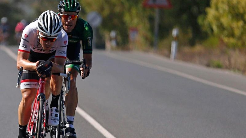 Markel Irizar es uno de los probadores de los frenos de disco en esta Vuelta a España, una de las novedades técnicas que ha autorizado la UCI para las dos pruebas finales de la temporada.