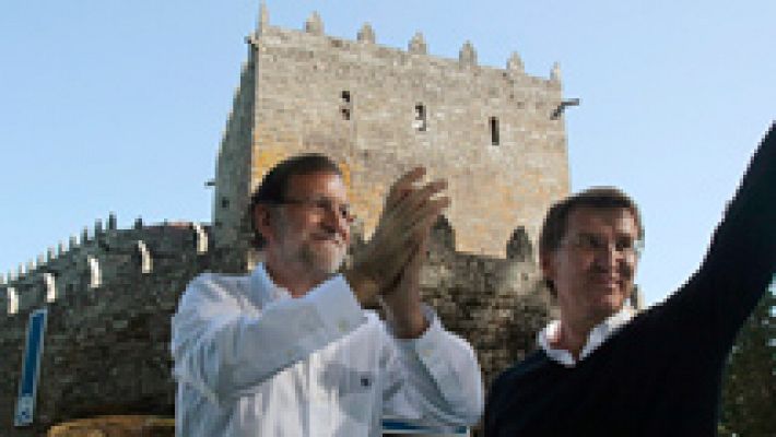 Telediario 1 - Mariano Rajoy ha abierto el curso político en Pontevedra