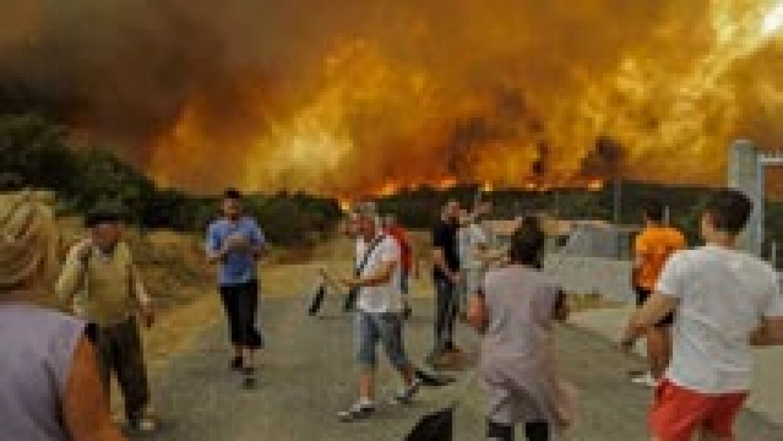Telediario 1: Un incendio en Cualedro ha quemado ya unas 2.000 hectáreas | RTVE Play