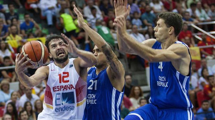 Baloncesto en RTVE - Gira Ñ. Prep. Cto. Europa Masculino: España-República Checa