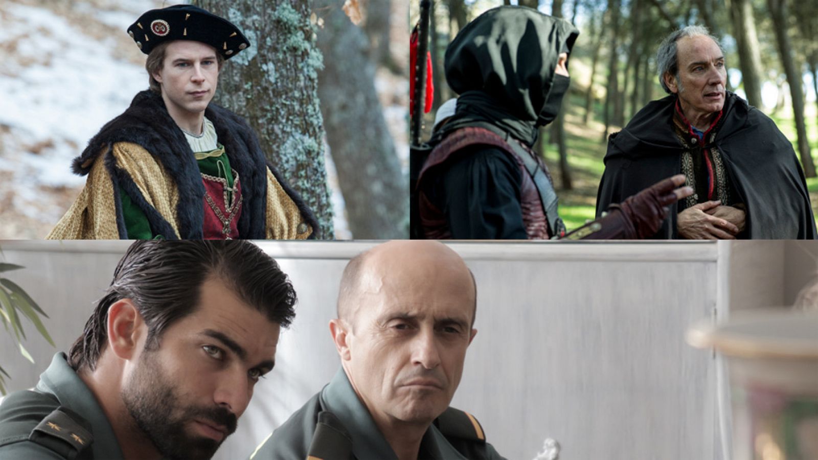 'Carlos, Rey Emperador', 'Olmos y Robles' y 'Águila Roja', en la nueva temporada de TVE