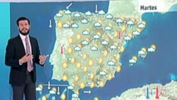 El tiempo - Tormentas en el noreste y bajan las temperaturas