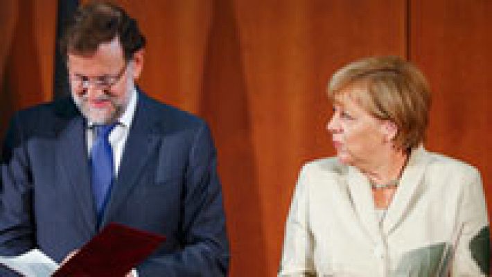Merkel: Alemania debería "tomar ejemplo" de España
