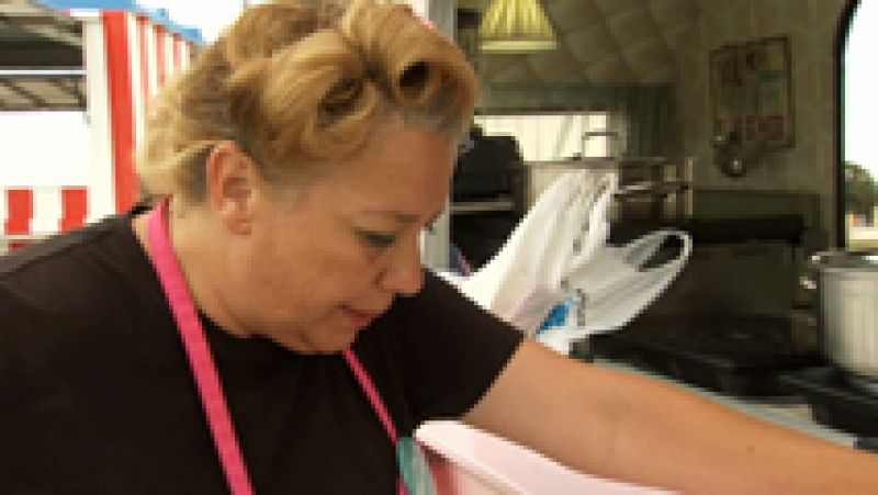 Cocineros al Volante - Cristina sufre un ataque de asma en 'La carrera de ingredientes'
