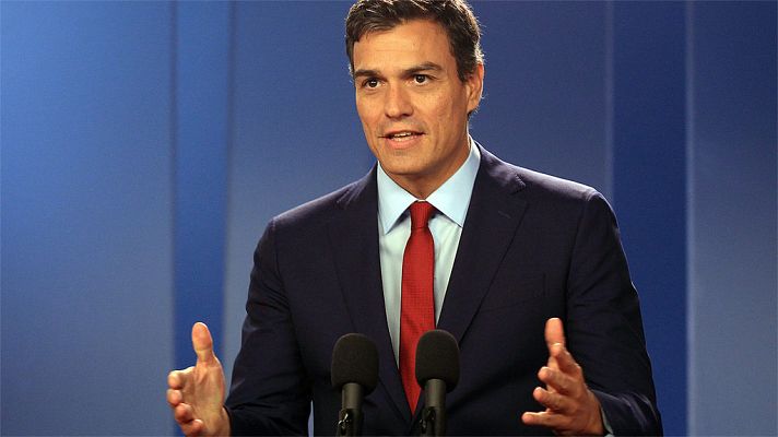 Telediario 1 - Pedro Sánchez acusa al PP de "instrumentalizar" el Tribunal Constitucional con fines electorales