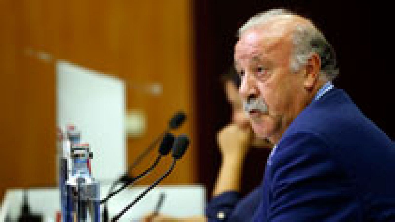 Telediario 1: Del Bosque, sobre el tema De Gea: "Seguro que lo va a saber afrontar" | RTVE Play