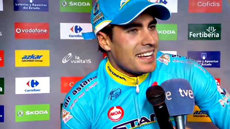 El ciclista español del Astana Mikel Landa, vencedor hoy en la etapa reina de la Vuelta 2015, en Andorra, se ha mostrado "muy contento" por un triunfo que ha empezado a ver a 5 kilómetros de meta. "A falta de 5 kms. veía que les costaba recortarme la