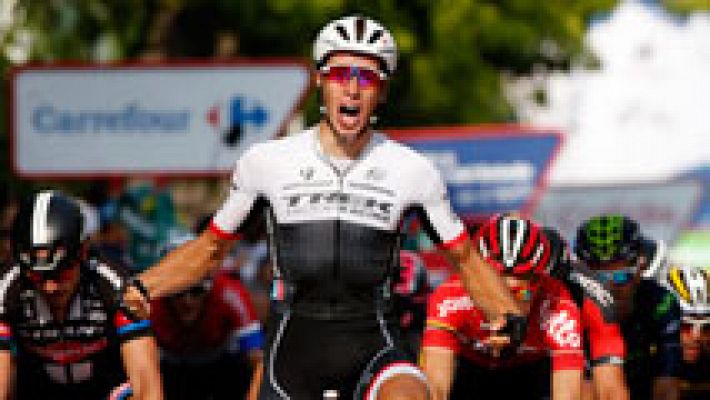 Telediario 1 - Van Poppel se impone en la duodécima etapa y Aru sigue de líder