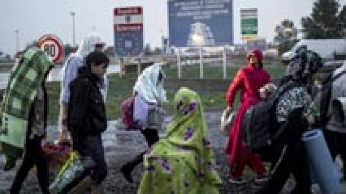 Miles de refugiados han entrado ya en Austria