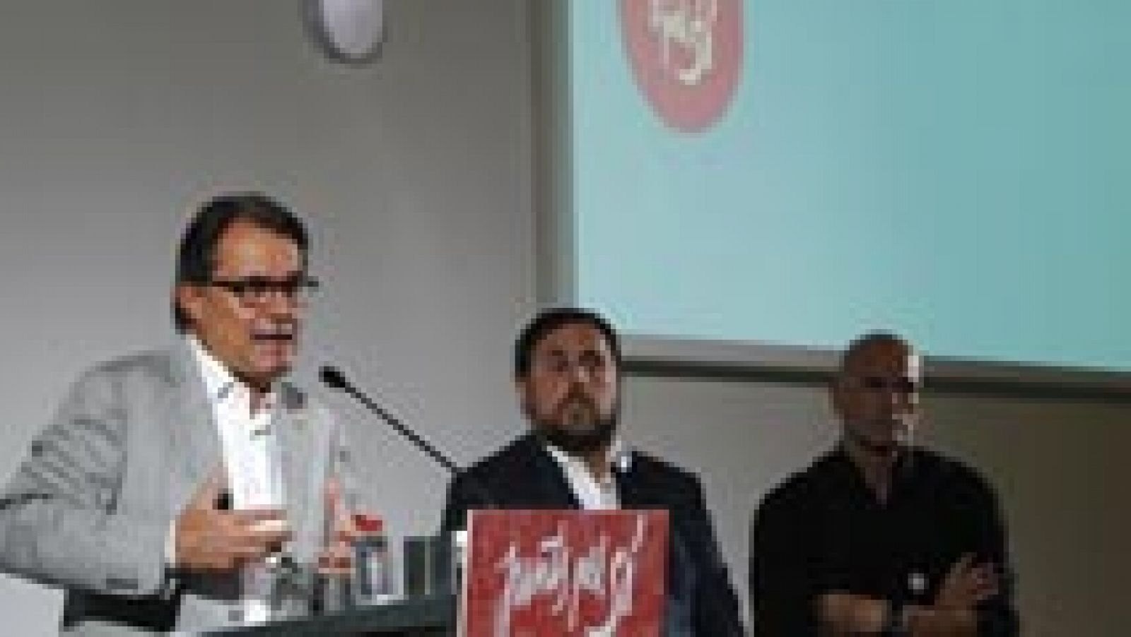 Telediario 1: Artur Mas presenta el programa electoral de su lista | RTVE Play