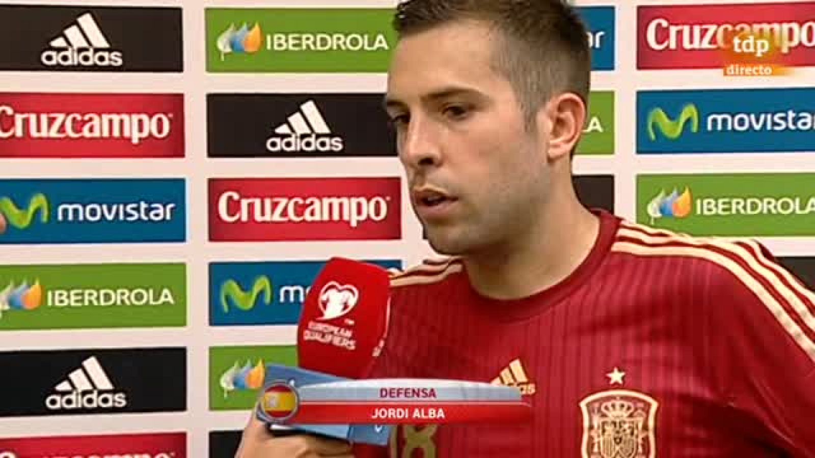 Jordi Alba: "Silva me ha puesto un caramelito"