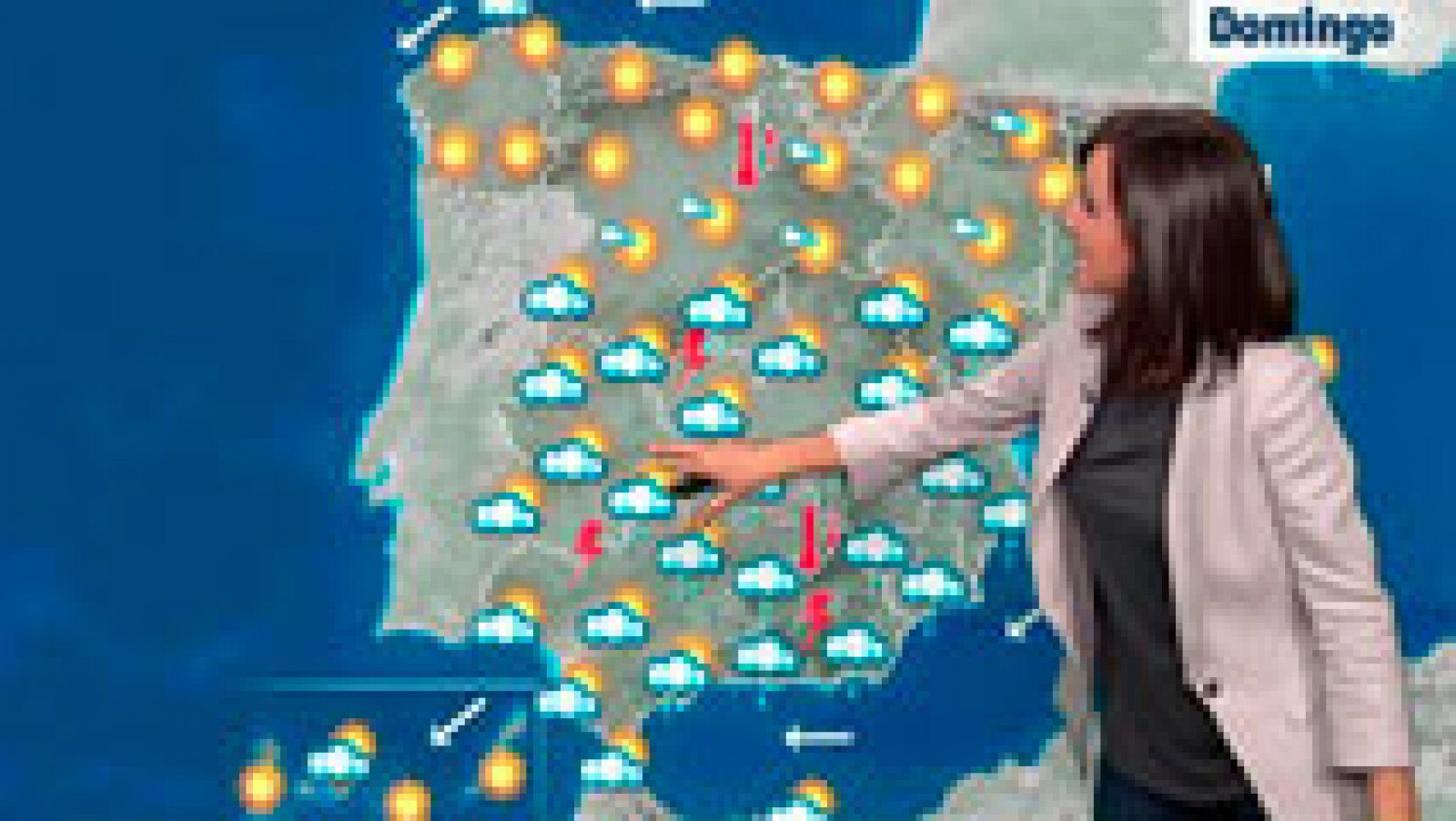 El tiempo: Cielos nubosos y chubascos fuertes en el sudeste peninsular | RTVE Play