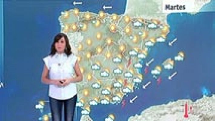 Lluvias en el este y Baleares y soleado en el resto