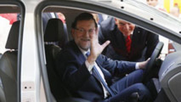 Rajoy apela en Cataluña al "sentido común" para despejar incertidumbres