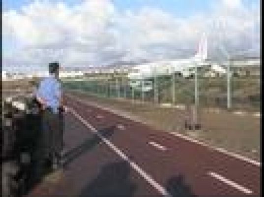  - Imágenes del avión de Lanzarote