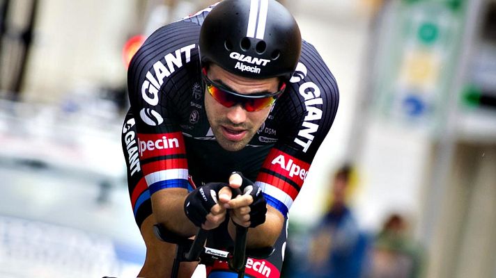 Vuelta ciclista a España - Dumoulin se impone en la contrarreloj de Burgos y es el nuevo líder