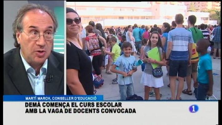 Informatiu Balear - Martí March, Conseller d'Educació