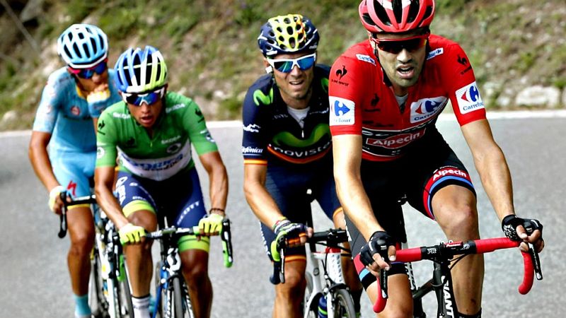 El ciclista irlandés Nicolas Roche (Team Sky) se ha impuesto este  jueves en la decimoctava etapa de la Vuelta a España, disputada entre  Roa y Riaza sobre 204 kilómetros, al ganarle el pulso en un sprint  mano a mano al veterano vasco Haimar Zubeldi