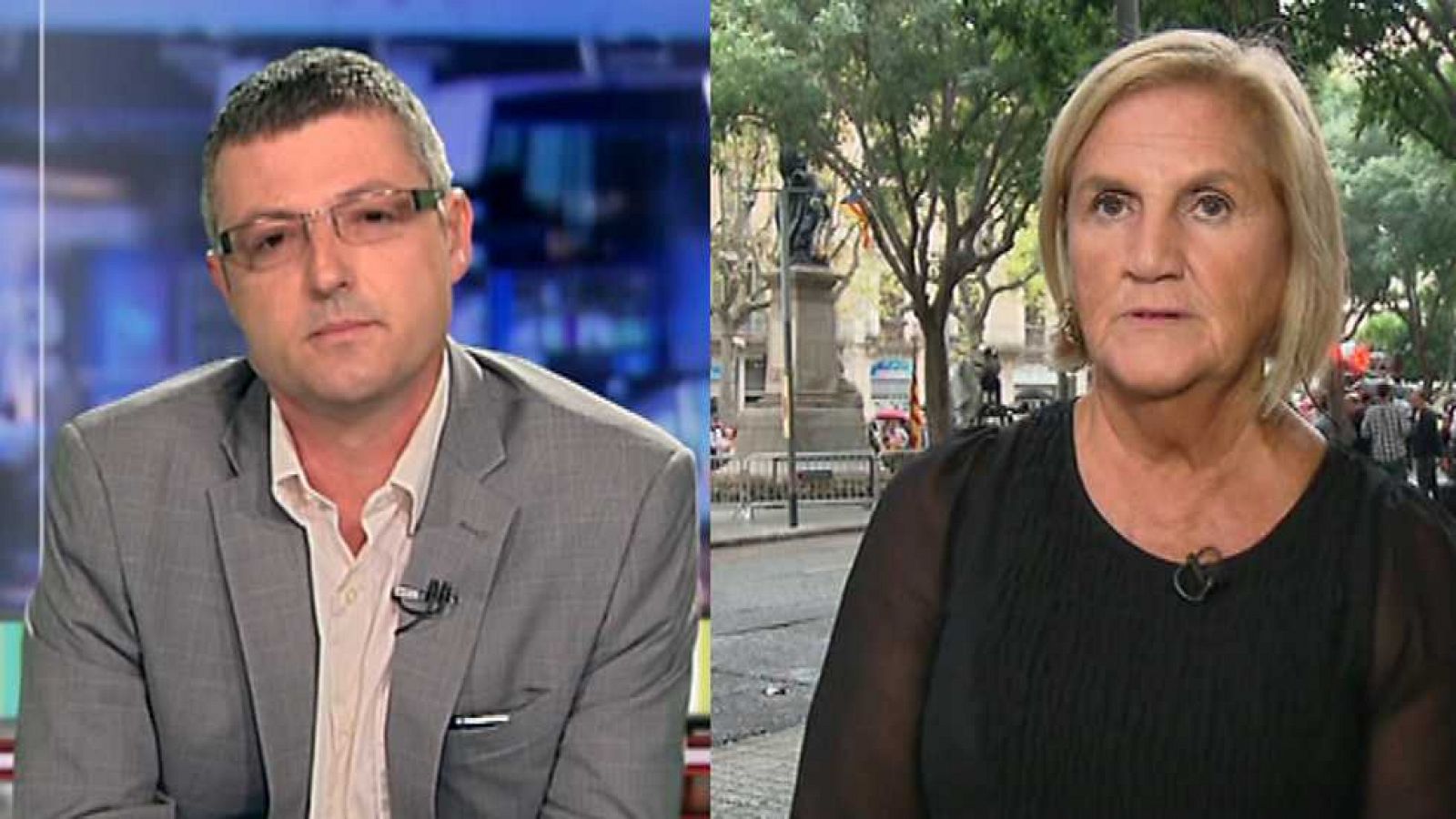 Los desayunos de TVE - Joaquim Coll (Societat Civil Catalana). Núria de Gispert (Pta. Parlamento de Cataluña) - Ver ahora
