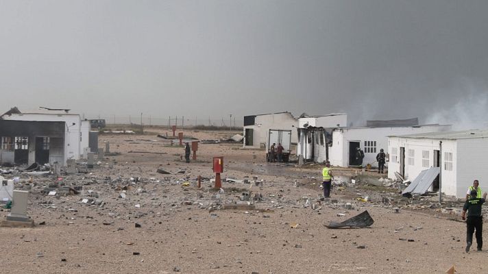 Telediario 1 - La Guardia Civil sigue investigando la explosión de la pirotécnica de Zaragoza