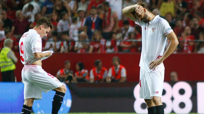Telediario 1 - El Sevilla adelanta la tercera jornada de Liga por la Champions