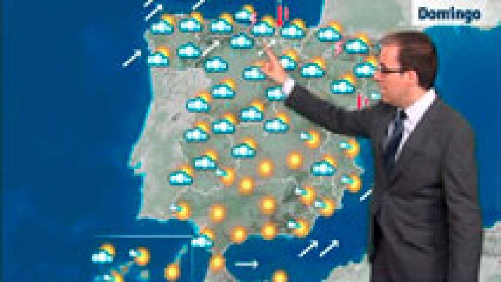 El tiempo - Vientos fuertes en las costas de Galicia, Cantábrico y Albor