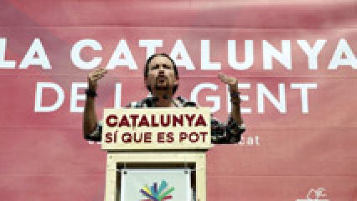 Iglesias, a los independentistas: "No somos sordos, pero los corruptos tienen que estar fuera"