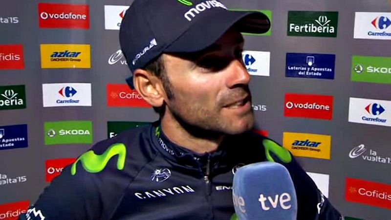 El murciano del Movistar ha reconocido que en esta Vuelta 2015 ha tenido "das mejores y das peores" pero espera que en dos semanas recupere la forma para los Mundiales de Richmond. 